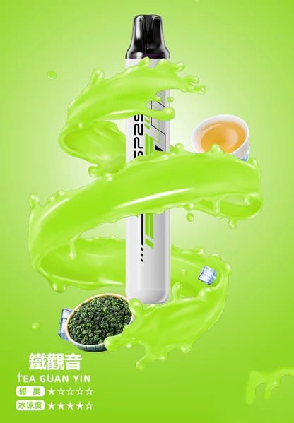 【SP2S】5000口拋棄式電子煙 真免充電 5ml 3%尼古丁鹽 Mesh霧化 冰感水果系列 現貨秒發:圖片 12